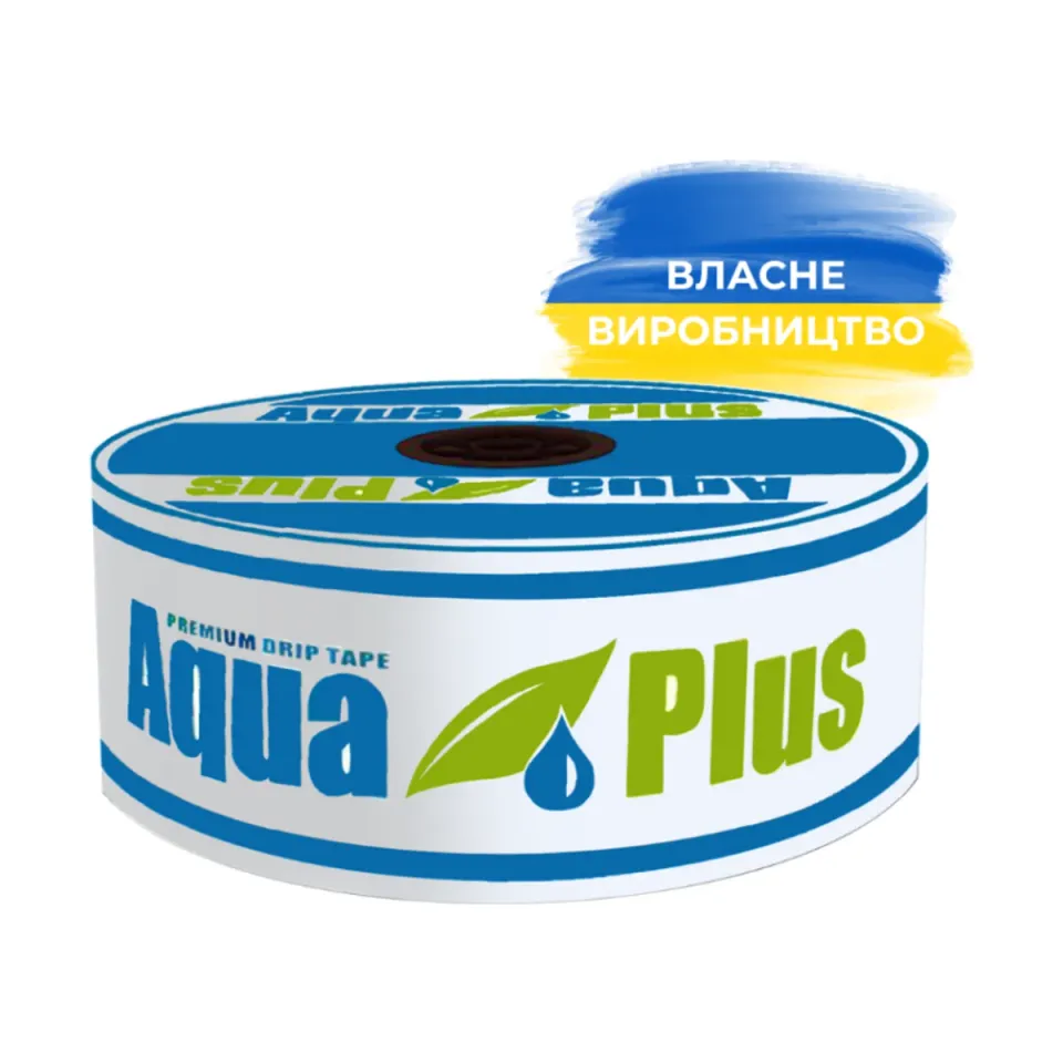 Крапельна стрічка Aqua Plus 8 mil, крок 10 см — Крапельна стрічка, Лібра Агро