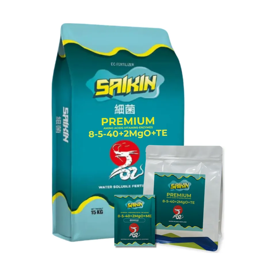 Saikin Premium 8-5-40 + 2MgO + МЕ + EAV — Водорозчинні добрива, Лібра Агро