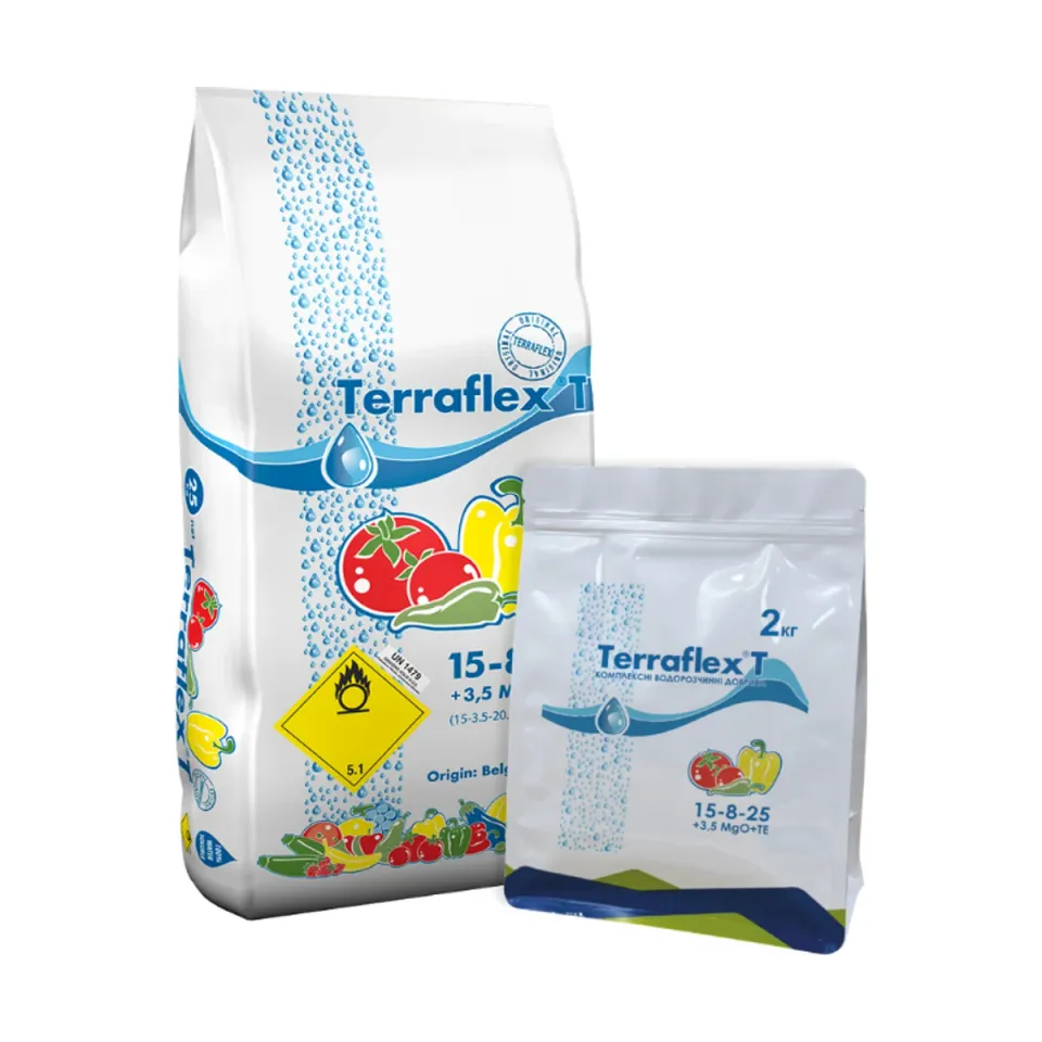 Terraflex T 15-8-25 + 3,5MgO + ТЕ — Водорозчинні добрива, Лібра Агро
